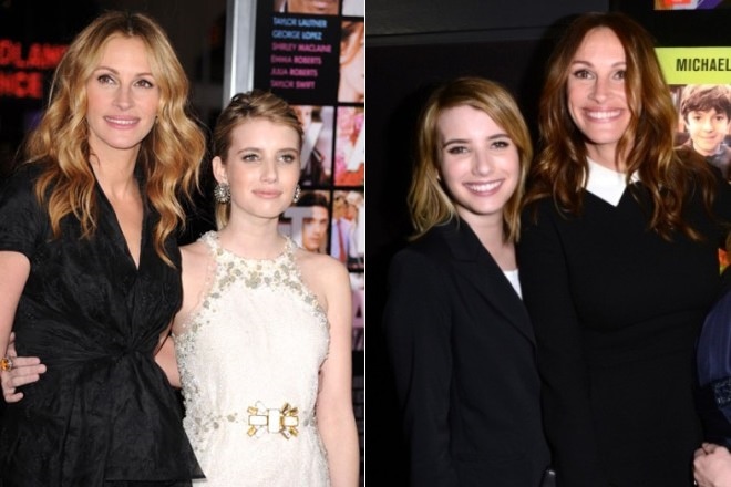 Джулия Робертс и Эмма Робертс