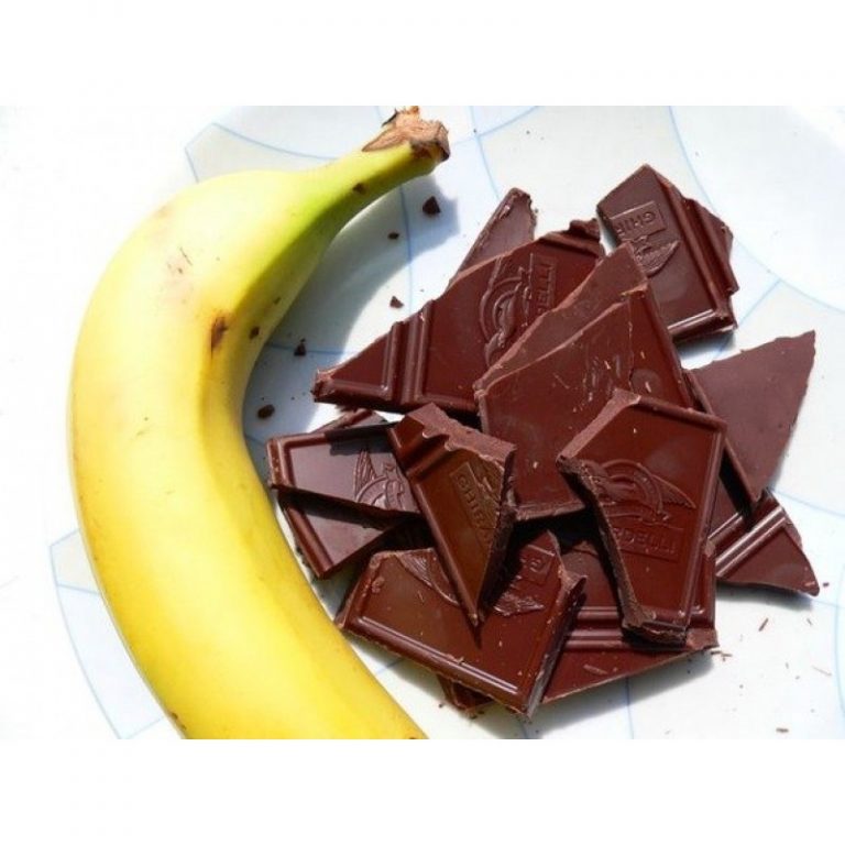натуральные антидепрессанты - банан и шоколад