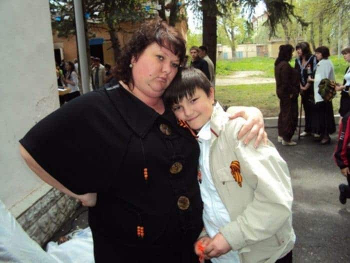 Ольга Картункова с сыном