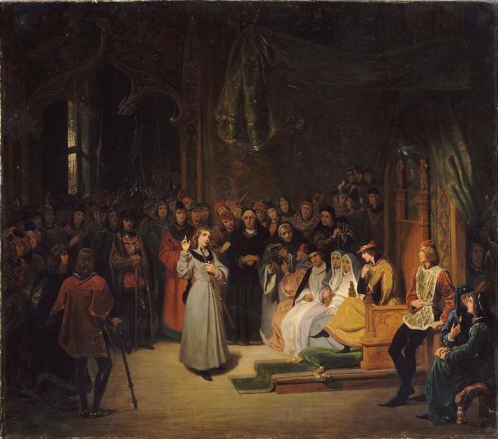 Жанна д’Арк перед дофином Карлом