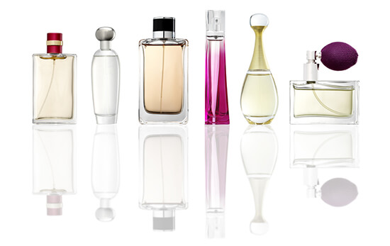 bottles of perfume