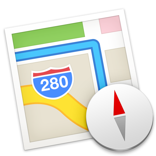 Apple Maps icon in OS X