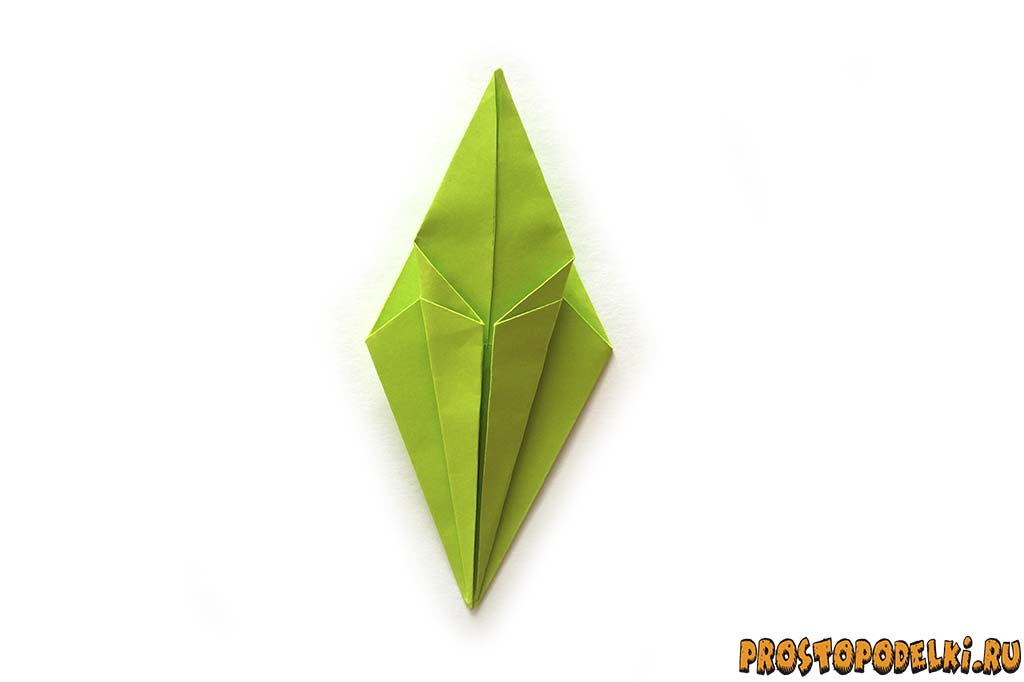 Журавль оригами-12