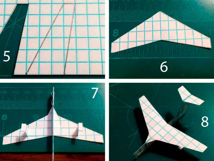 бумажный самолёт мастер-класс