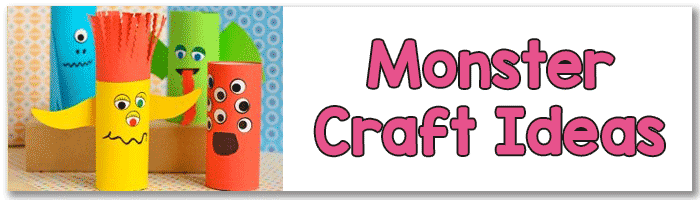Monster Ideas for Crafting with Kids